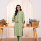 Meharjan's  3442 Lawn Embroidered 2PC Dress pl 03 - Meharjan