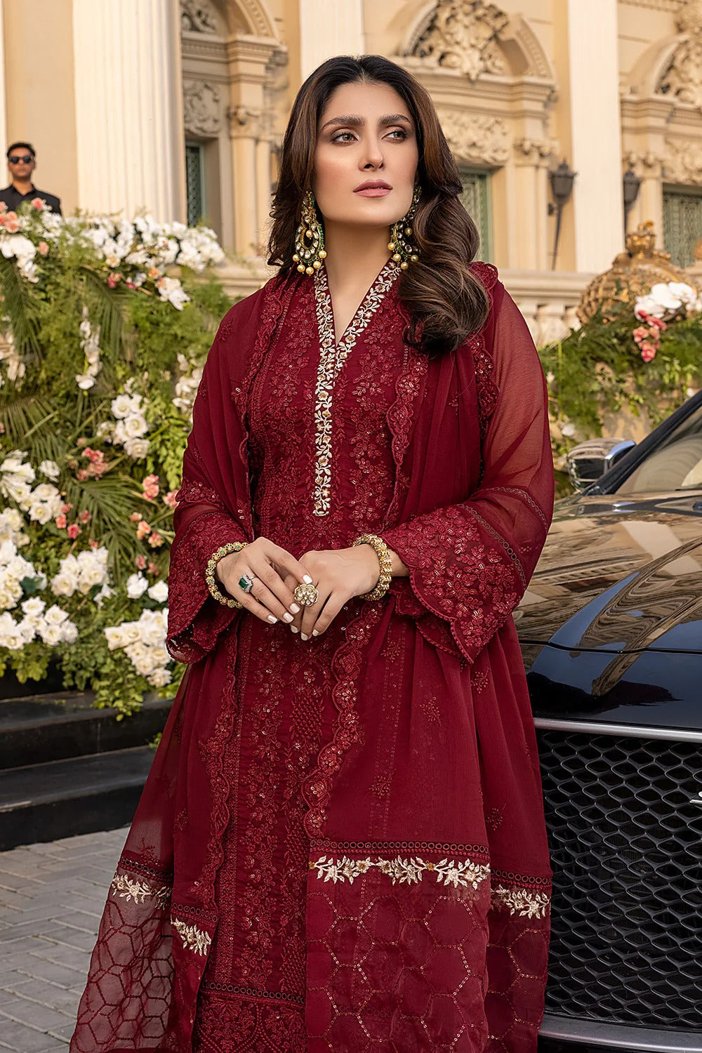 Meharjan's - 2414 Vibrant Ruby  PW - Meharjan