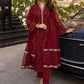 Meharjan's - 2414 Vibrant Ruby  PW - Meharjan